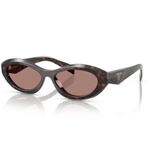 Prada Tortoiseshell Oval Sunglasses with Brown Lenses PR26ZS
